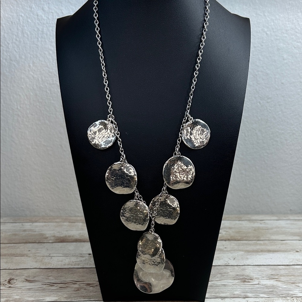 Lane Bryant Silver Pendant Necklace